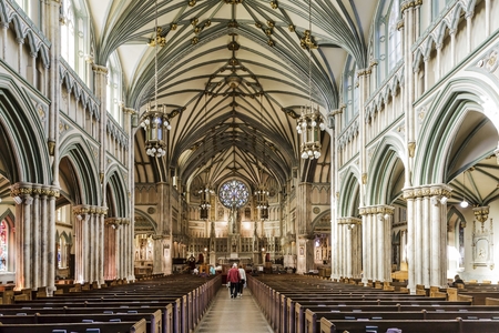 St. James church in Charlottetown, Canada. Prince Edward Islandのeditorial素材