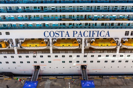 Costa Pacifica Boardingのeditorial素材
