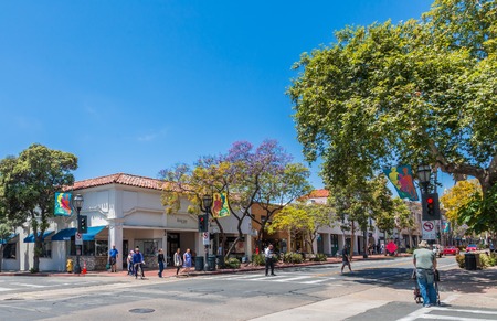 Santa Barbara Streetのeditorial素材