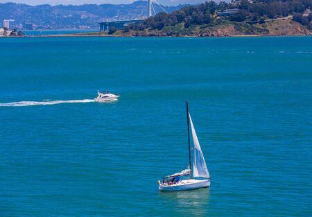 Sailboat and Launchのeditorial素材