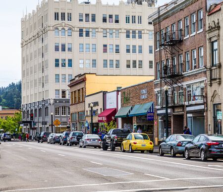 Street in Astoriaのeditorial素材