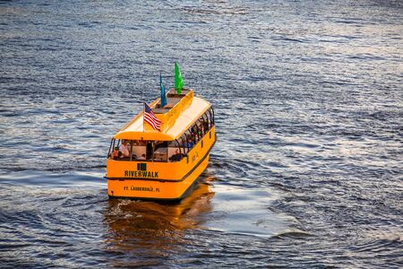Riverwalk Water Taxi in Fort Lauderdaleのeditorial素材