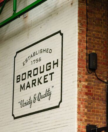 Borough Market Brick Wallのeditorial素材