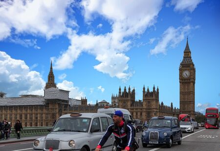 Westminster Bridge in Londonのeditorial素材