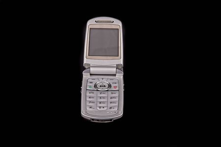 A Flip Phone on Blackのeditorial素材