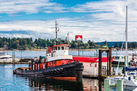 Tugboat in Nanaimoのeditorial素材