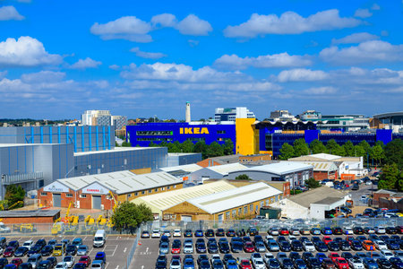 SOUTHAMPTON, ENGLAND - September 18, 2016: The Port of Southampton is a passenger and cargo port in...