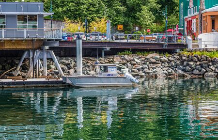 Harbor Master in Icy Straitのeditorial素材