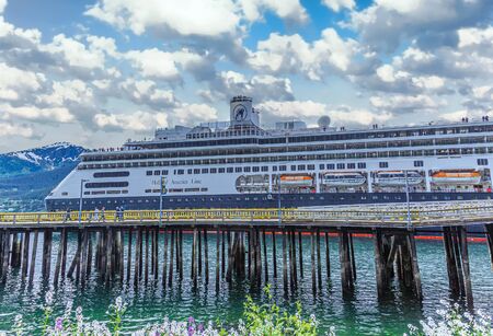 Holland America in Juneauのeditorial素材