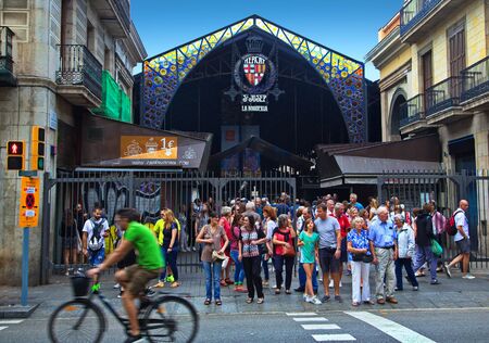 Market in Barcelonaのeditorial素材