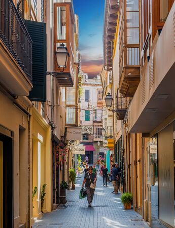 Shopping Street in Palmaのeditorial素材