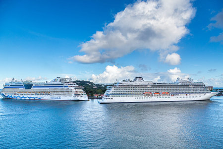 Aida and Viking in St Luciaのeditorial素材