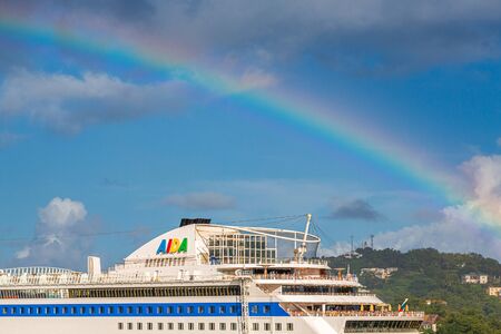 Rainbow Over Aidaのeditorial素材