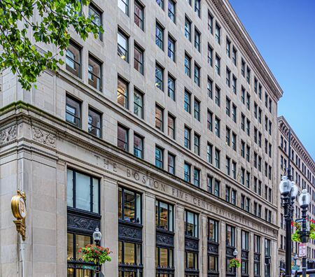 BOSTON, MASSACHUSETTS - September 11, 2018: Boston is one of the oldest cities in the States and is rich in history. This brings in a huge tourism industry to pubs, restaurants and historic sites.のeditorial素材