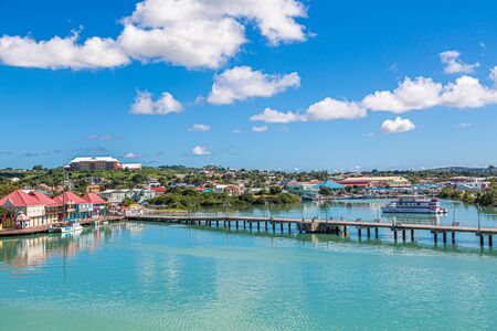 Antigua from Seaのeditorial素材