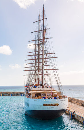 Sea Cloud II in Barbadosのeditorial素材