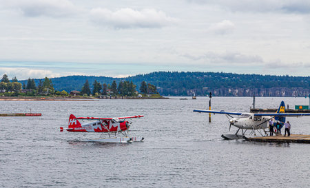 Two Harbour Air Seaplanesのeditorial素材