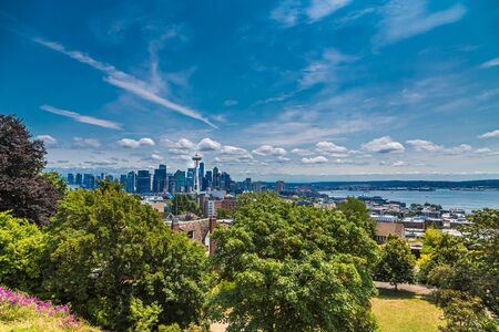 Seattle in Distanceの写真素材