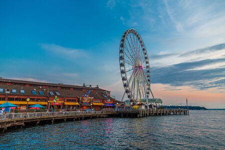 Great Wheel and Pierのeditorial素材
