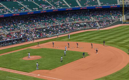 ATLANTA, GEORGIA - September 21, 2019: The Atlana Braves Clinch the National League East Division for the second year in a row.のeditorial素材