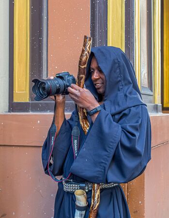 ATLANTA, GEORGIA - August 31, 2019: The annual DragonCon parade attracts over 30,000 participants and twice as many spectatorsのeditorial素材