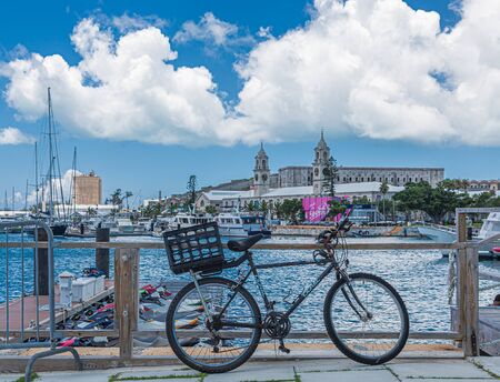 Bike Across from Dockyardのeditorial素材