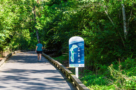 Walking Trail with Calorie Chart