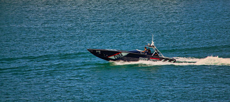 Police Interceptor Speed Boat