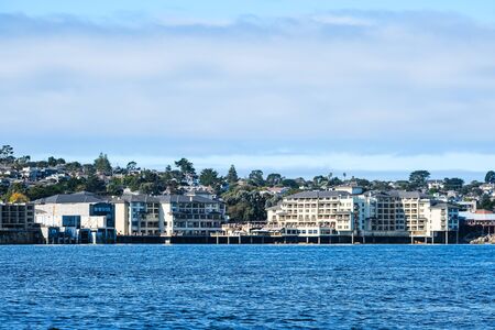 Condos on Monterey Coastの写真素材
