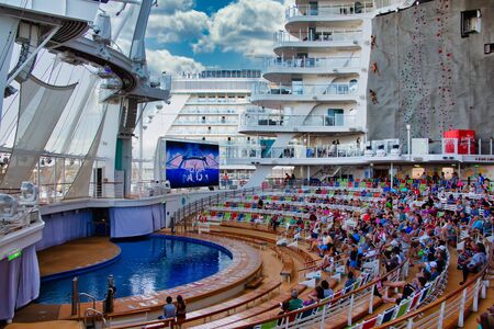 Aqua Theater on Shipのeditorial素材