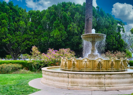 Beautiful Fountain in Sausalito Park