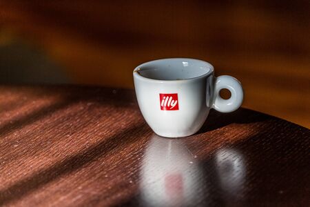 Empty Espresso Cupのeditorial素材