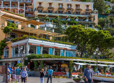 Bottom of Hill in Positanoのeditorial素材