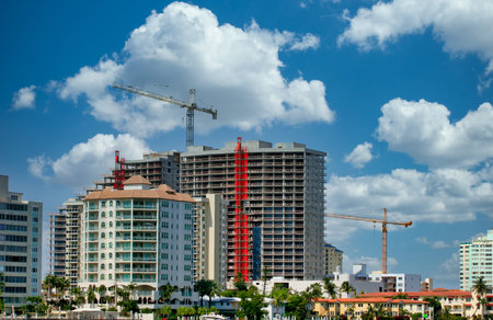 Cranes Over Condo Construction