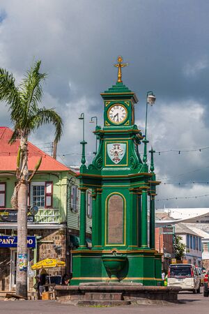 Berkeley Memorial Clock in St Kittsのeditorial素材