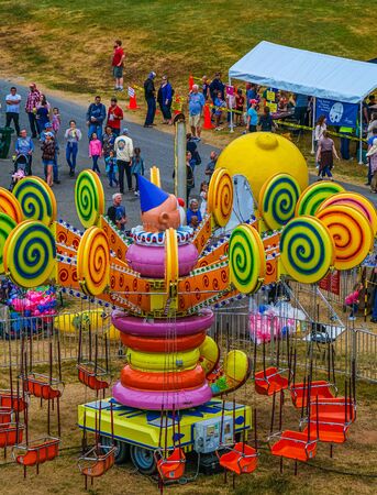Clown Ride at Carnivalのeditorial素材