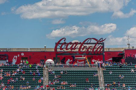 ATLANTA, GEORGIA - June 13, 2019: SunTrust Park is a baseball park located in Atlanta area. It is...