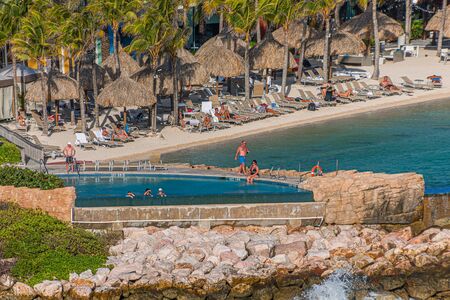 Swimming Pools at Curacao Resortのeditorial素材