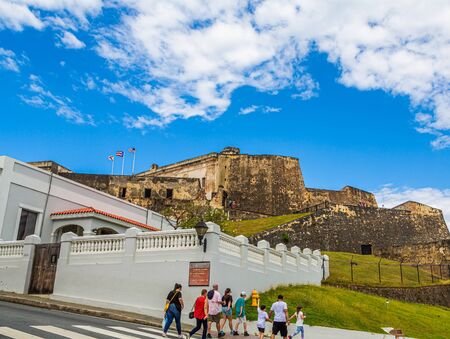 Castle in Old San Juanのeditorial素材