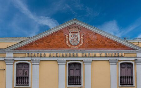 Teatro Alejandro Tapia Y Riviera in Old San Juanのeditorial素材