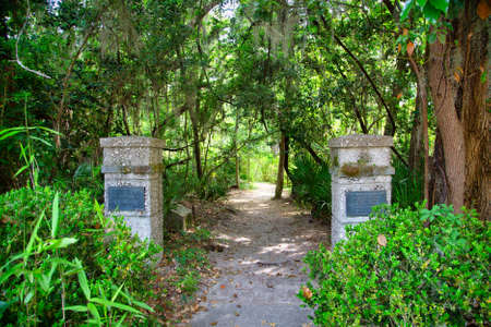 Wesley Woodland Walk on St Simons Islandのeditorial素材