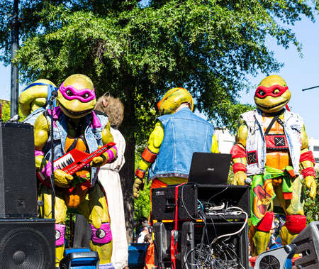 Teenage Mutant Ninja Turtles on Paradeのeditorial素材