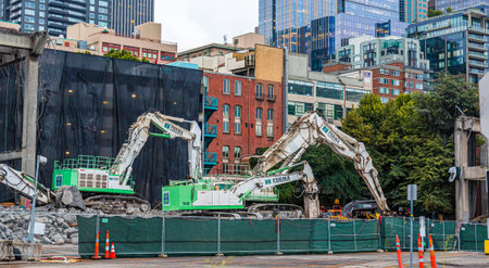 Demolition Equipment at Viaduct