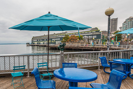 Seattle Aquarium Beyond Blue Tablesのeditorial素材