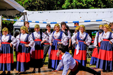Dancers at a Greek Festivalのeditorial素材