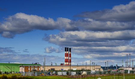 Industrial Area Near Halifax Coast