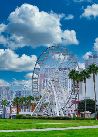 Ferris Wheel at Long Beachのeditorial素材