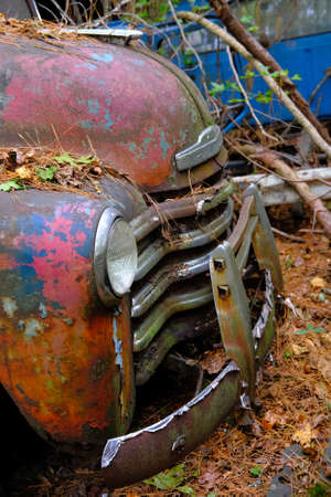 Grill of Old Chevy Truckのeditorial素材