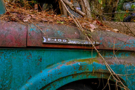 Chrome on Old F-100のeditorial素材