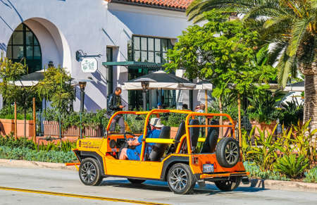 Orange Rental Jeepのeditorial素材